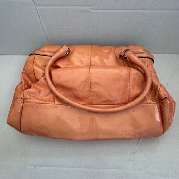 Vintage Coach Kara Carryall Purse‎ Handbag Peach/Pink Guaranteed Authenticity - Picture 3 of 12
